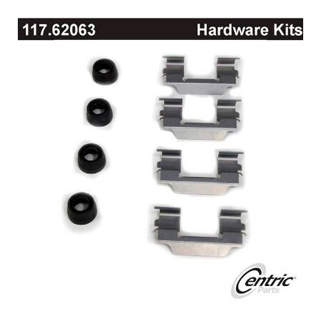 Centric Disc Brake Hardware Kit, Parts 117.62063